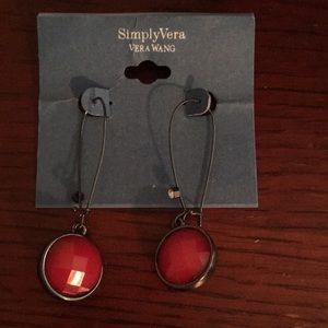 Vera Wang earrings embellished with a CZ!